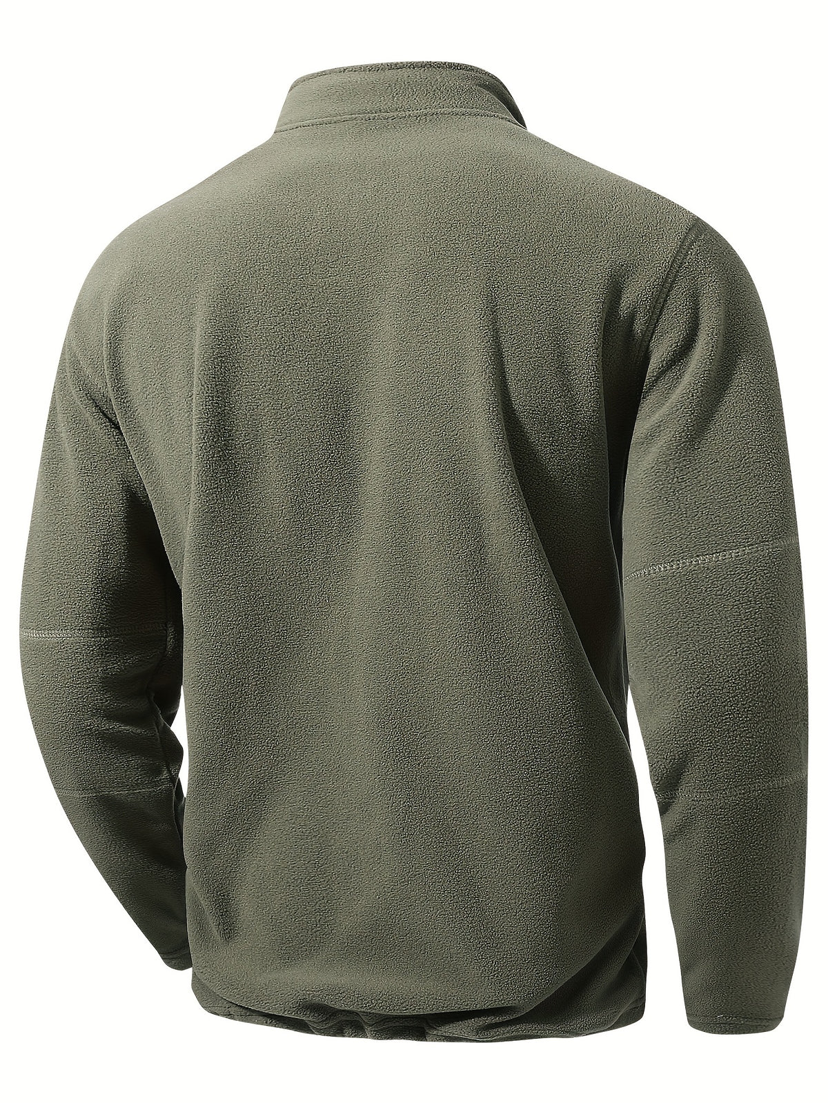 Men's autumn and winter new item standing collar half zipper long sleeved sweatshirt trendy and versatile Men's fleece