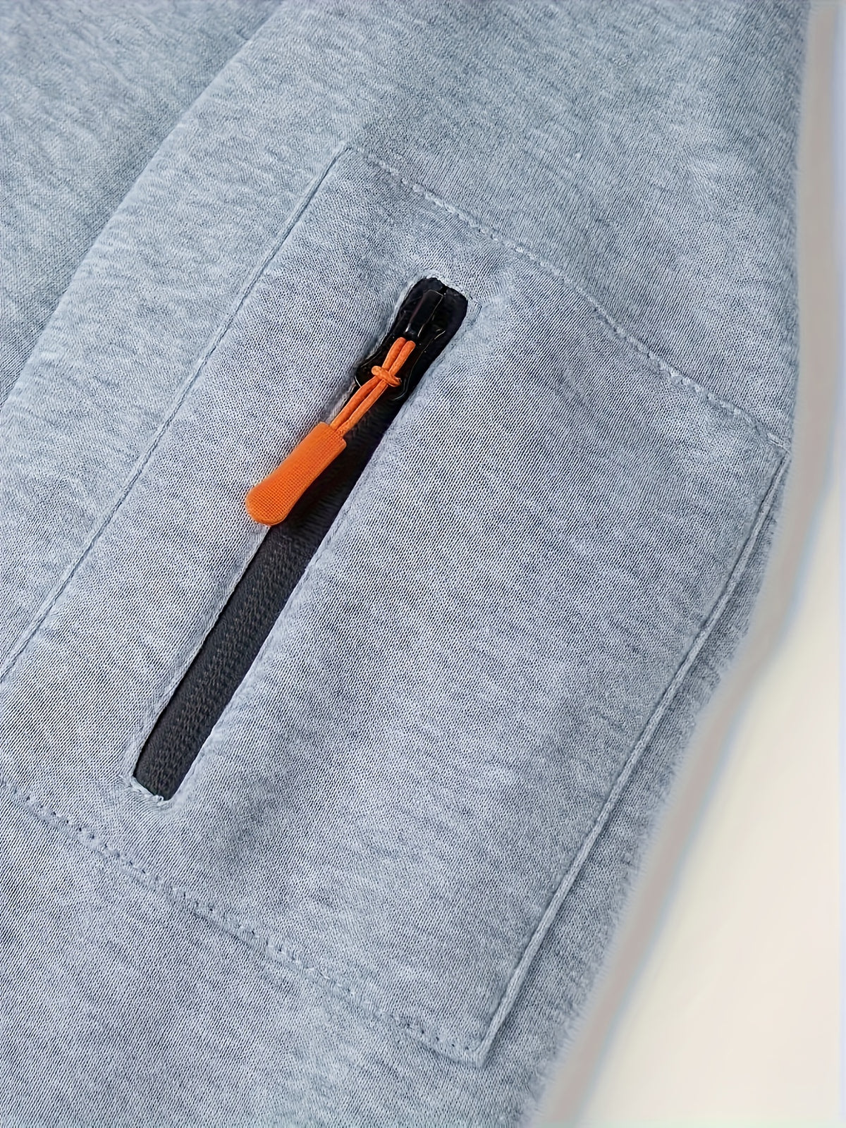 2pcs Men's Autumn Winter Set/Western Style Outdoor Half-Zip Sweatshirt/Cargo Pocket Long Pants